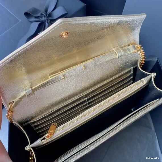 WALLET CHAIN MATELASSÉ CASSANDRE YSL 0623